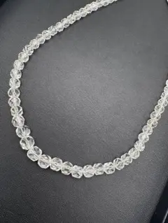 本水晶　ネックレス　レディース　アクセサリー　箱付き