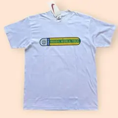 90s ナイキ 白タグ 両面プリント シングルステッチ Tシャツ L ホワイト