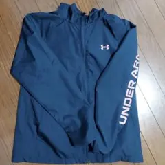 アンダーアーマー　パーカー　SM　ネイビー