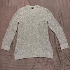 【美品】バナナリパブリック 厚手 ミックスカラー クルーネックニット XLのサムネイル