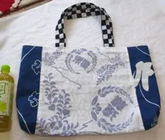 エコバッグ トートバック 相撲力士 浴衣生地