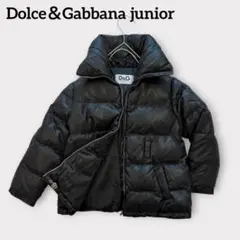 D&G.JUNIORダウンコート黒 2026年最新】Dolce ＆ Gabbana junior 子供用ダウンコート・中綿コート