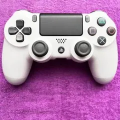 【なつみ様専用USB付き】PS4コントローラー純正 ホワイトM58-i【超美品】