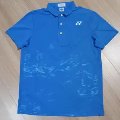 美品 YONEX ゲームシャツ ポロシャツ M バドミントン ブルー