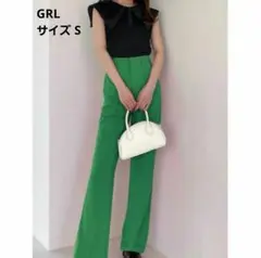 【9/30まで値下げ】 GRL センターピンタックフレアパンツ【kz06】