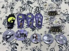 ナイトメアビフォアクリスマス ピンバッジ 8点セット Disney】ナイトメアビフォアクリスマス Pin Set 額入り