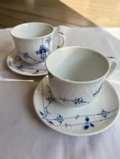   ブルーフルーテッド プレイン　ナイフレストペア Royal Copenhagen ブルーフルーテッド プレイン ナイフレストペア