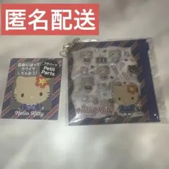 プチパーツ キティ シール　セット　ケースつき