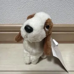 Hush Puppies 犬のぬいぐるみ キーホルダー付き