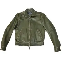 破格希少カウレザービンテージアビレックス牛革ライダースy2k丈短io着用アメカジ