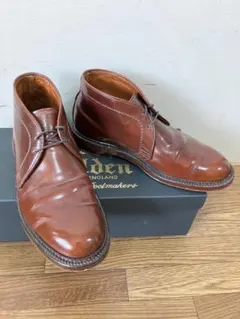 ボ*ム様 Alden コードバン ブーツ 10D モディファイウイスキー アナト