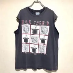 【90s】RUSH presto tour ヴィンテージTシャツ カットオフ Lのサムネイル