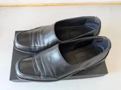 Y's　ブラックレザー　ローファーのサムネイル
