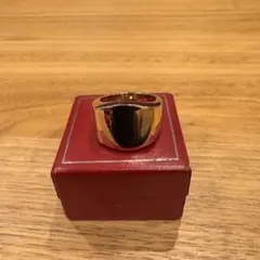 vintage Cartier Signet Ring YG750のサムネイル