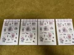 ILSO x ESTHER BUNNY コラボステッカーセット　4枚セット