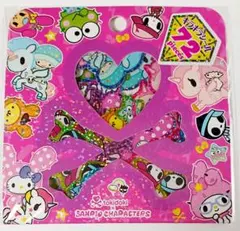 平成レトロ　tokidoki　サンリオキャラクター　フレークシール　新品②