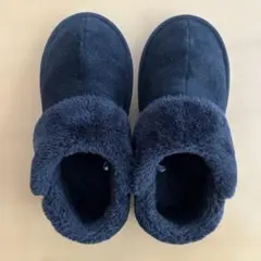 ムートンブーツ　20センチ　キッズムートンブーツ　ブラック