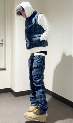 brrrsos着用 Hikari フレアカーゴパンツ y2k flexwitme - メルカリ