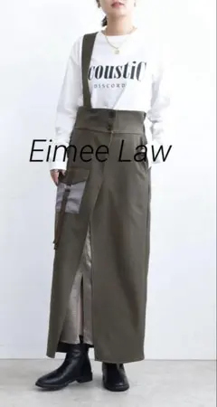 サテンスカート ロングスカート