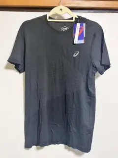 asics アシックス ランニングTシャツ Mサイズ ブラック 新品未使用