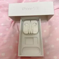 Apple iPhone5S 16GB シルバー 箱のみ　イヤホン付