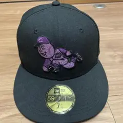 NewEra 59FIFTY REDS ブラック/パープル キャップ 7 1/4