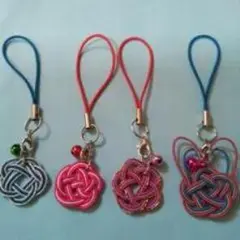 結び目デザイン ストラップ 4個セット