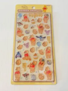 プーさん　ディズニー　ボンボンドロップシール　ボンドロ　シール交換　正規品