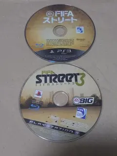 FIFA ストリート & FIFA ストリート3 PS3 ディスク ケース無し