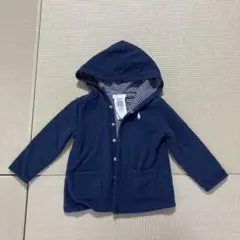 ラルフローレン　リバーシブルパーカー　ポニー刺繍　ボーダー　85cm