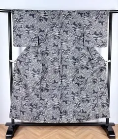 ミニチュア和装 金襴（きんらん）秋草文様 新布/インテリア・一点物