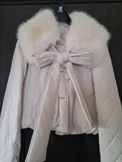 【美品】Swingle 3wayエコファーキルティングショートコート