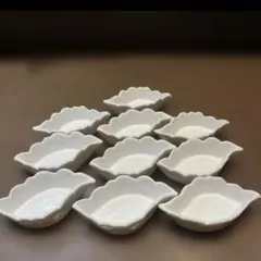【珍味入れ】葉っぱ型 小皿 10客のサムネイル