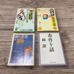 【4冊セット】　現代思想の冒険 春宵十話　岡潔　橋爪大三郎　パラドックス　思想