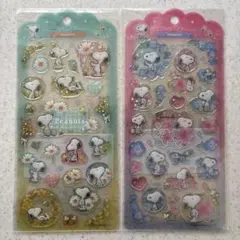 ☆ドロップジェリーシール PEANUTS スヌーピー 2枚セット☆