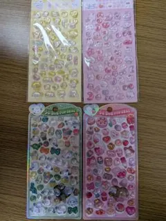 【即日発送】うるちゅるポップシール4枚セット