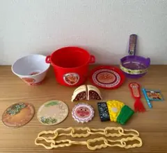 【数回使用】アンパンマン ラーメン屋さん小物セット