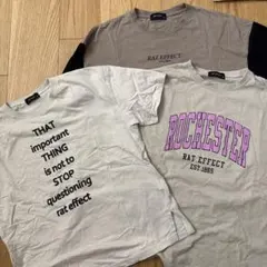 RAT EFFECT Tシャツ 150 3枚セット まとめ売りのサムネイル