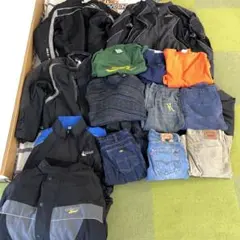 ら*ー様 アメリカ古着ジーンズバイクジャケットセットまとめ売り15着リーバイス