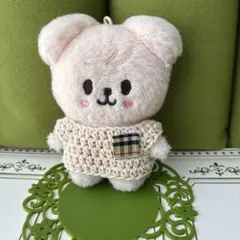 skzoo 10㎝ぬいぐるみ ぬい服 スンミン　セーター　ベージュ