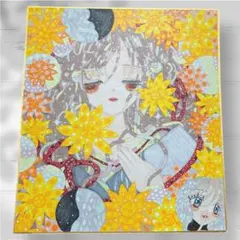 オリジナルイラスト 手書き 色紙
