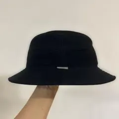 ミラショーン　帽子　黒　バケットハット　Mサイズ
