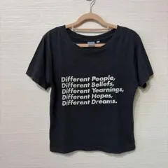 MOUSSY ロゴTシャツ ブラック 半袖　カットソー