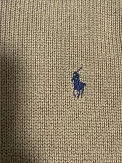 Ralph Lauren ラルフローレン ニット M ブラウン キャメル ポ二ー