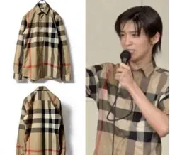 BURBARRY バーバリー メガチェック 長袖 シャツ M 1342 - メルカリ