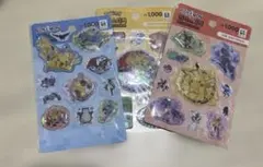 韓国限定　ダイソー　DAISO ポケモン　ウォーターシール　立体シール　3種