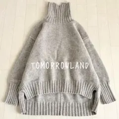 【美品】TOMORROWLANDカシミヤ混タートルニット