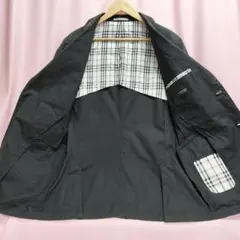 希少LL バーバリーブラックレーベル テーラードジャケット ノバチェック