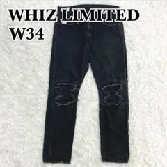 whiz limited サルエルデニムパンツ　ブラックカラー　Lサイズ 2025年最新】Whiz limited サルエルの人気アイテム - メルカリ