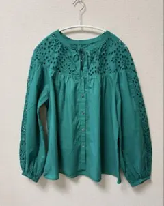 ユナイテッドアローズ　グリーンレーベル ブラウス　コットン100 Fサイズ